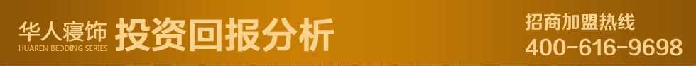 华人寝饰投资回报