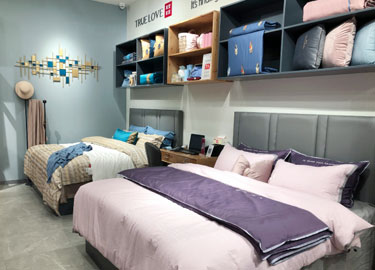 真爱美家家纺 店铺展示